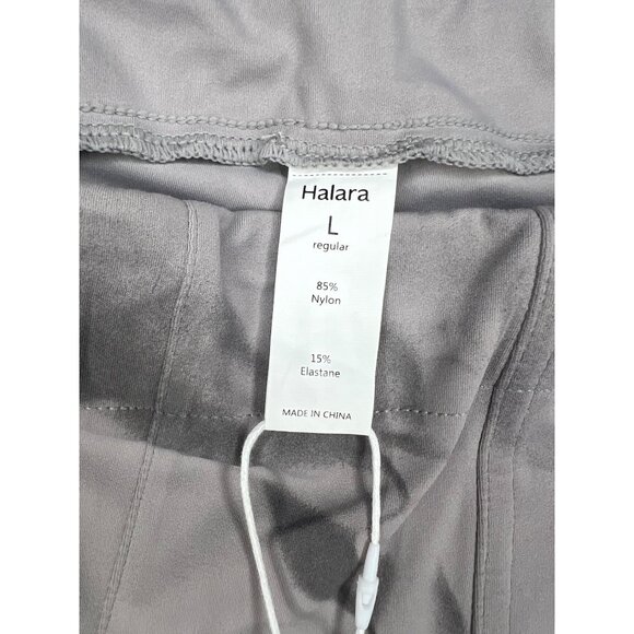 Halara Tie-Dye Yoga Flared High Waisted Pants Gray & Black Size Large - Picture 8 of 14